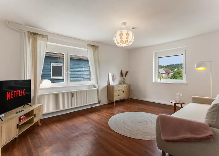 Lahntaler 6 Gaeste, Wlan, Netflix, Bahnhofsnah Daire Sterzhausen